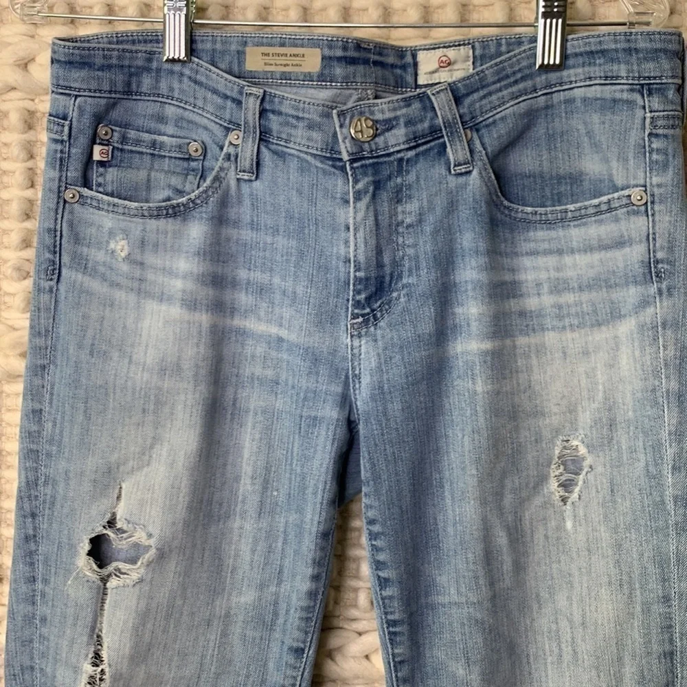AG Adriano Goldschmied The Stevie Ankle Slim Straight Jean